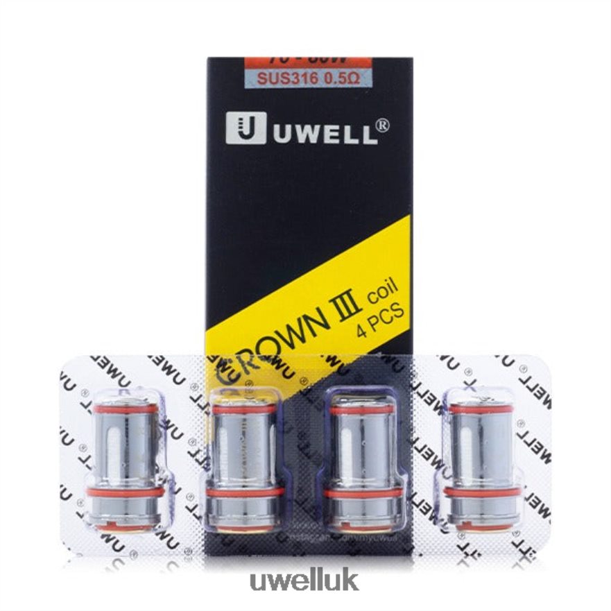 UWELL CROWN 3 COILS (4-PACK) 0.25ohm 4P2XFT91 - UWELL London