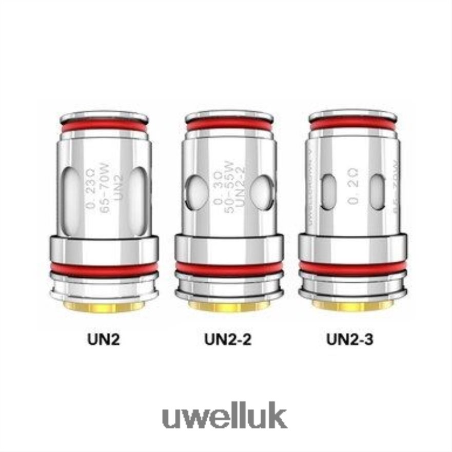 UWELL CROWN V COIL | 4-PACK UN2 Meshed 0.23ohm 4P2XFT67 - UWELL Vape For Sale