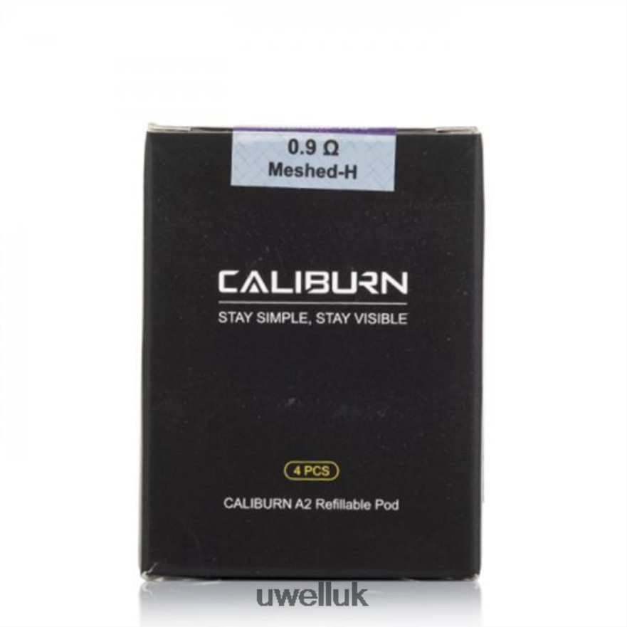 UWELL CALIBURN A2 REPLACEMENT PODS | 4-PACK FeCrAl UN2 Meshed-H 0.9ohm 4P2XFT1 - UWELL London